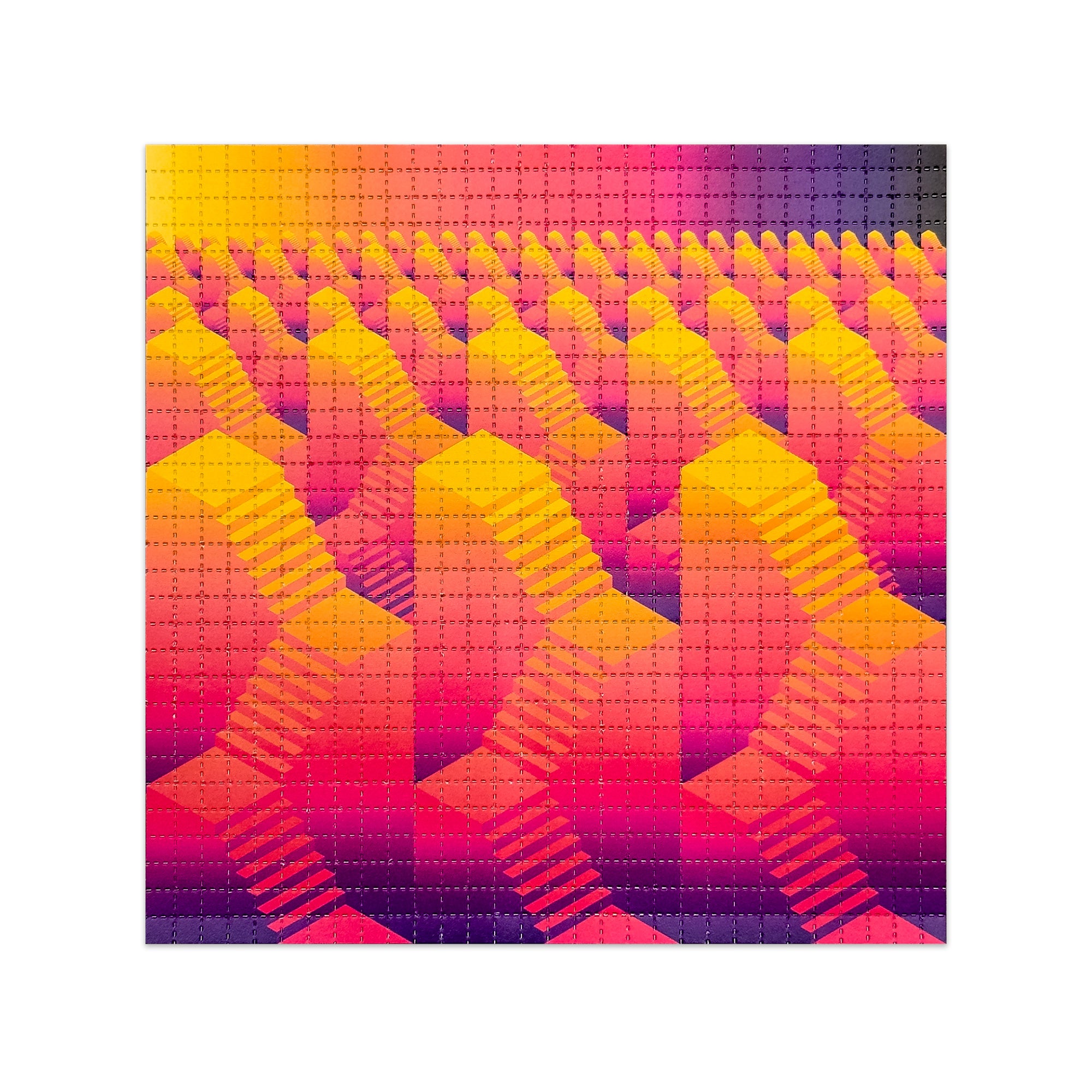 Elated Escalation Blotter Print