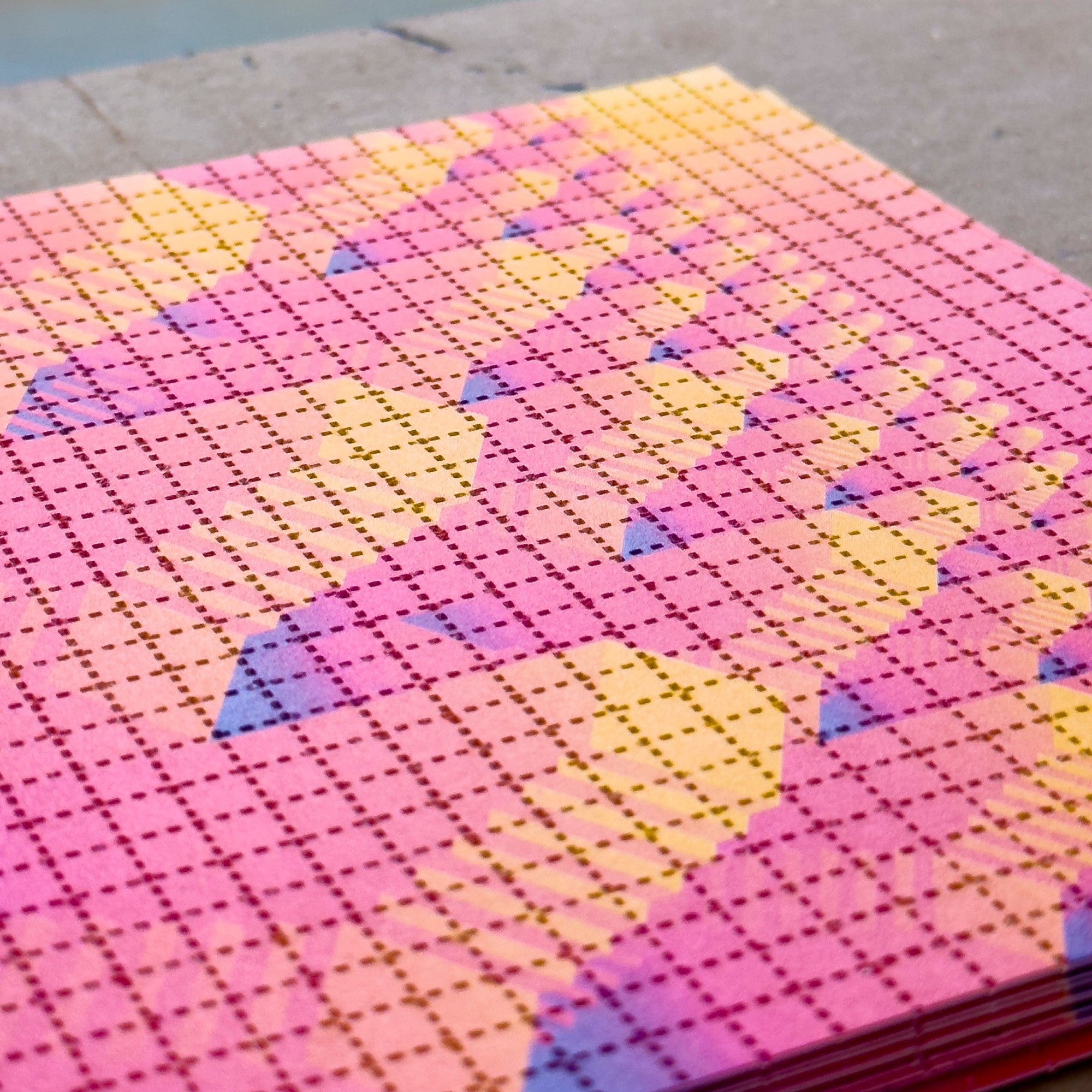 Elated Escalation Blotter Print