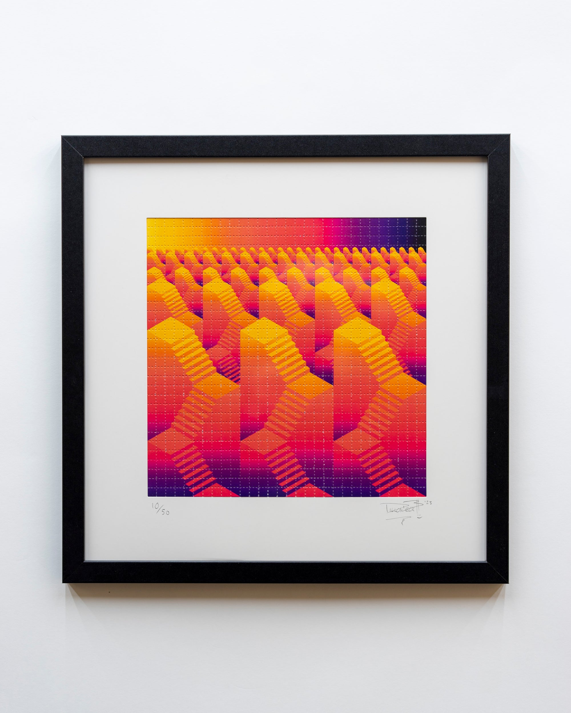 Elated Escalation Blotter Print