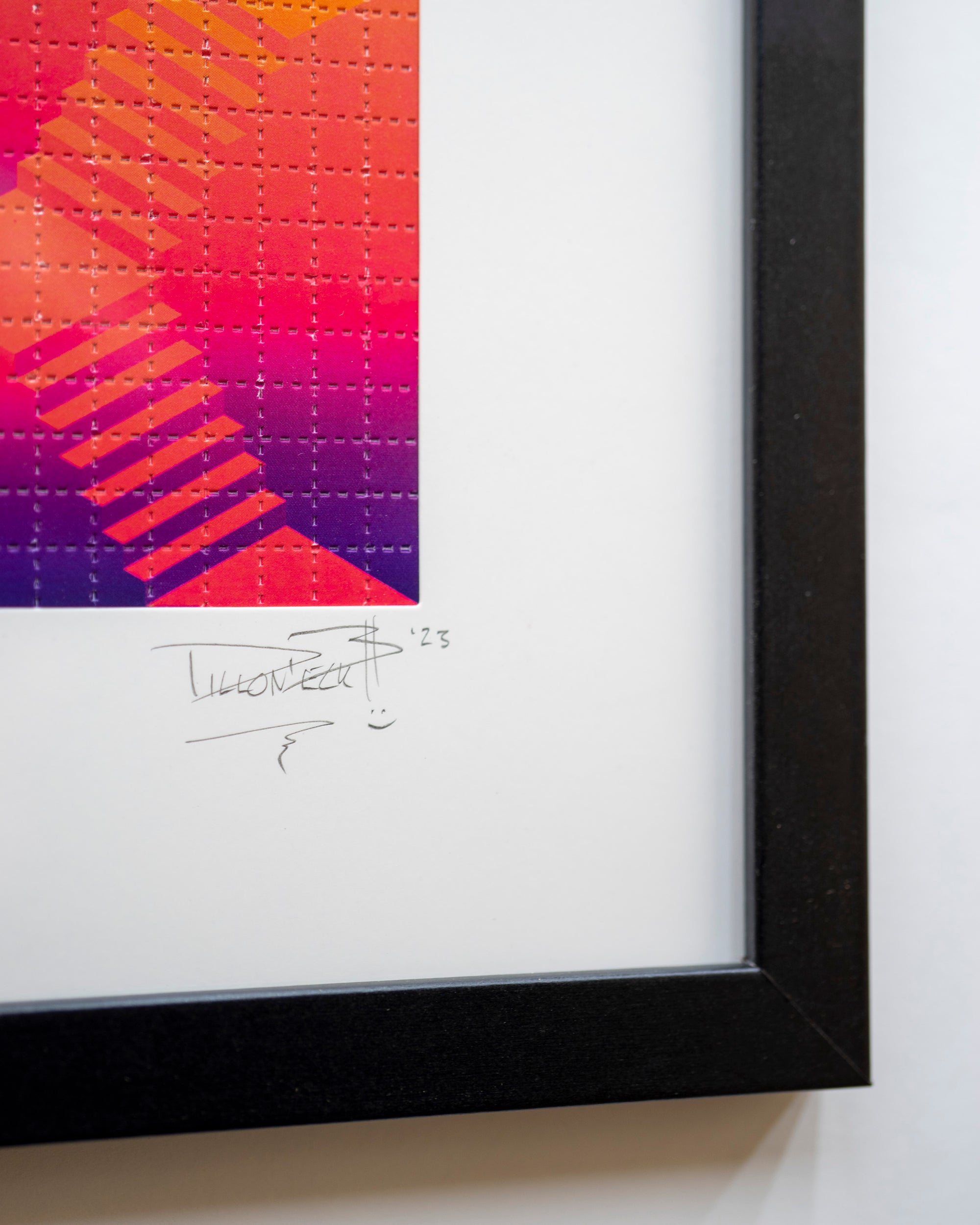 Elated Escalation Blotter Print