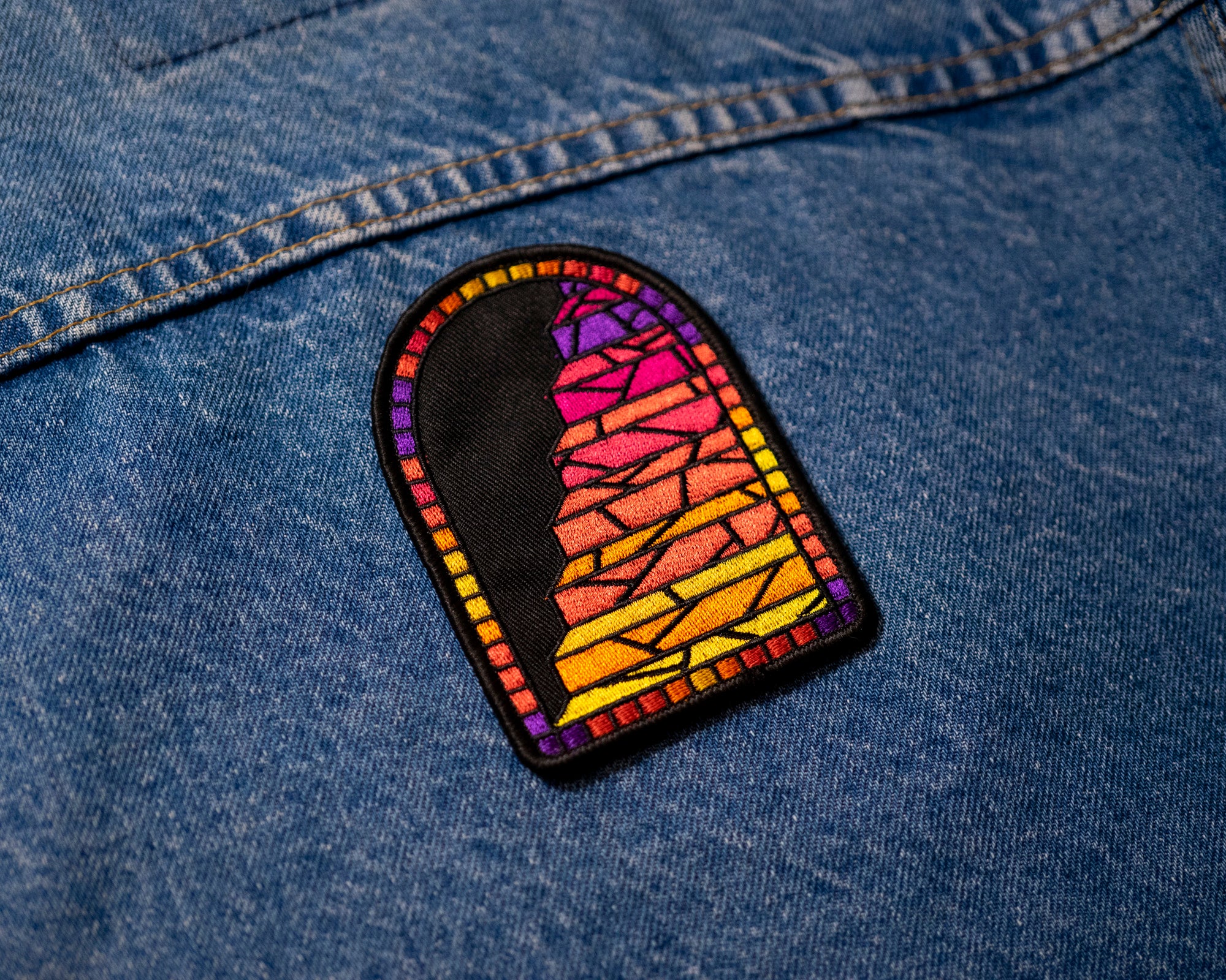 Glass Stairs Embroidered Patch