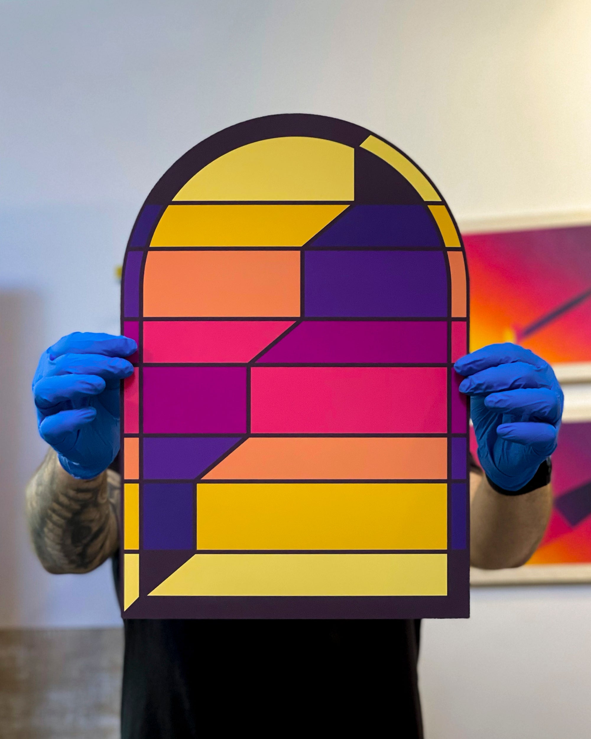 Illuminated I Print