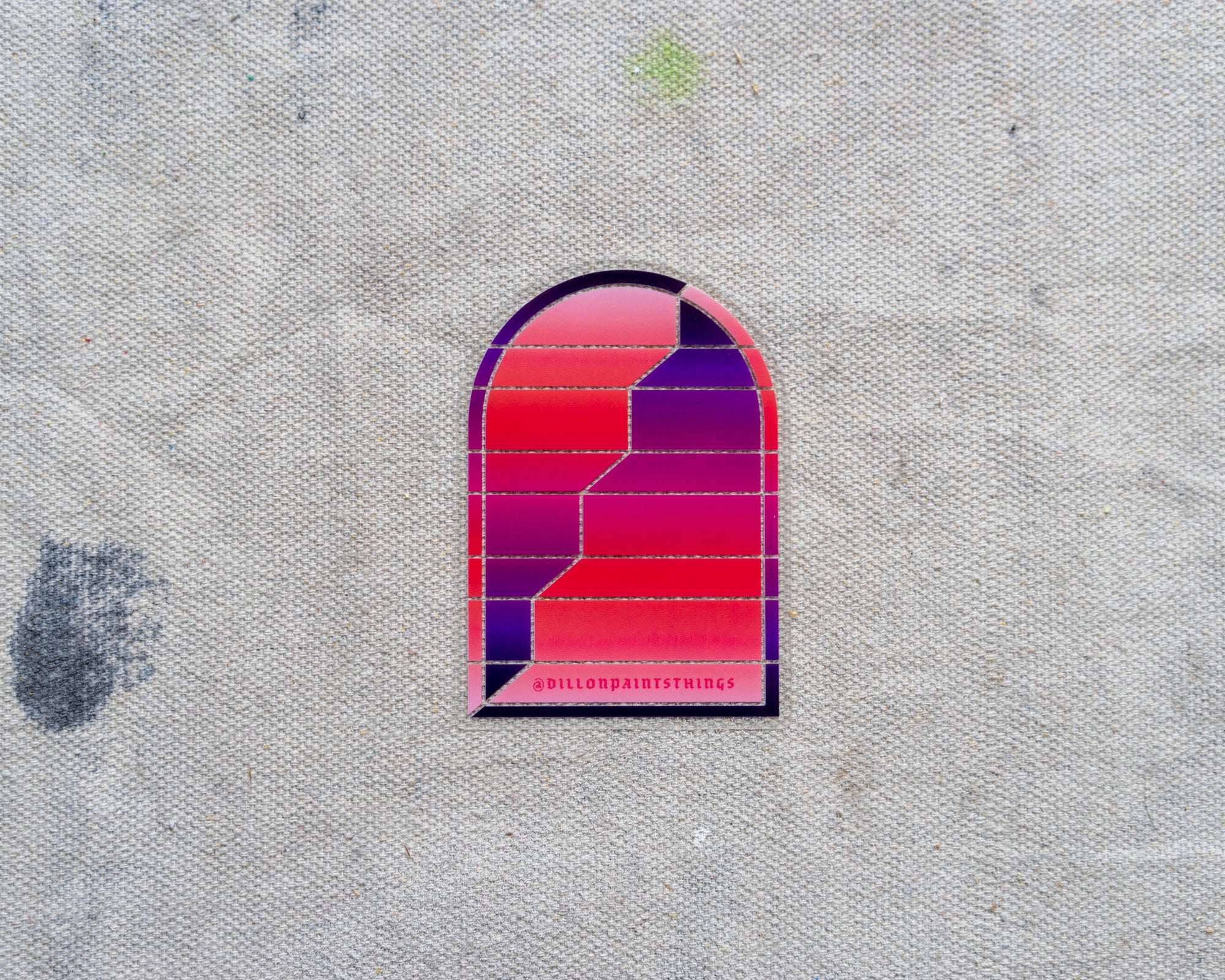 Stained Sticker